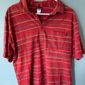 Men’s red large Patagonia polo